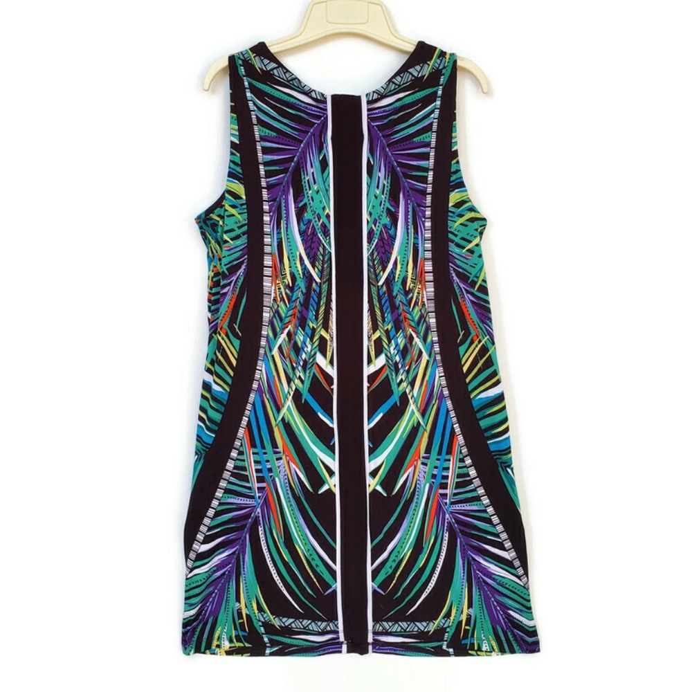 NICOLE MILLER Slimming Effect Dress EUC! Size Large - Like New!